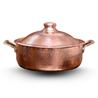 Copper Cooking Pot – Traditional Hammered Copper Cookware (33 cm)