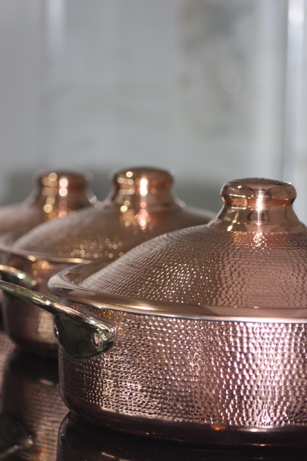 Copper Cooking Pot – Traditional Hammered Copper Cookware (33 cm)