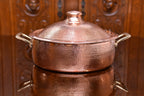 Copper Cooking Pot – Traditional Hammered Copper Cookware (33 cm)