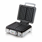 SNAL ELECTRO Stainless Steel Waffle Maker – 1400 W, Adjustable Temperature & Timer