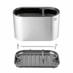 SNAL ELECTRO Stainless Steel Sink Organizer with Drainage Tray