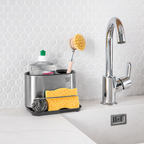 SNAL ELECTRO Stainless Steel Sink Organizer with Drainage Tray
