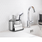 SNAL ELECTRO Stainless Steel Sink Organizer with Drainage Tray